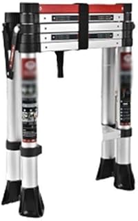 Telescoping Ladder Step Ladders Telescoping Ladders One Button Retraction Extension Ladder Multi-Purpose 75mm Widened Pedal and Safety Handrail for Household Yearn for