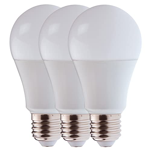 Pack de 3 bombillas LED SMD, Estándar A60, 11W/1055lm, casquillo E27, 3000K