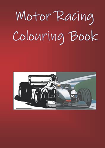 Motor Racing Colouring Book: 1