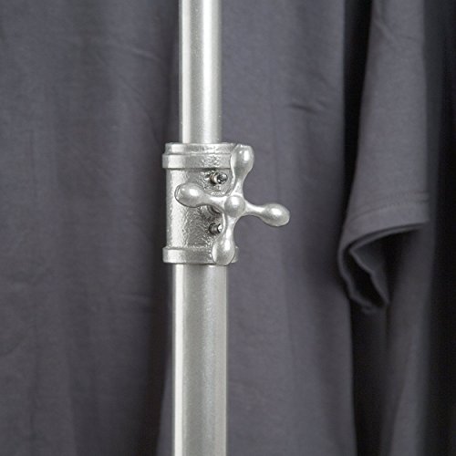 Adjustable Rolling Rack – Econoco Vintage Pipeline 2 Way Ballet Clothes Hanging Fixture #TOP4