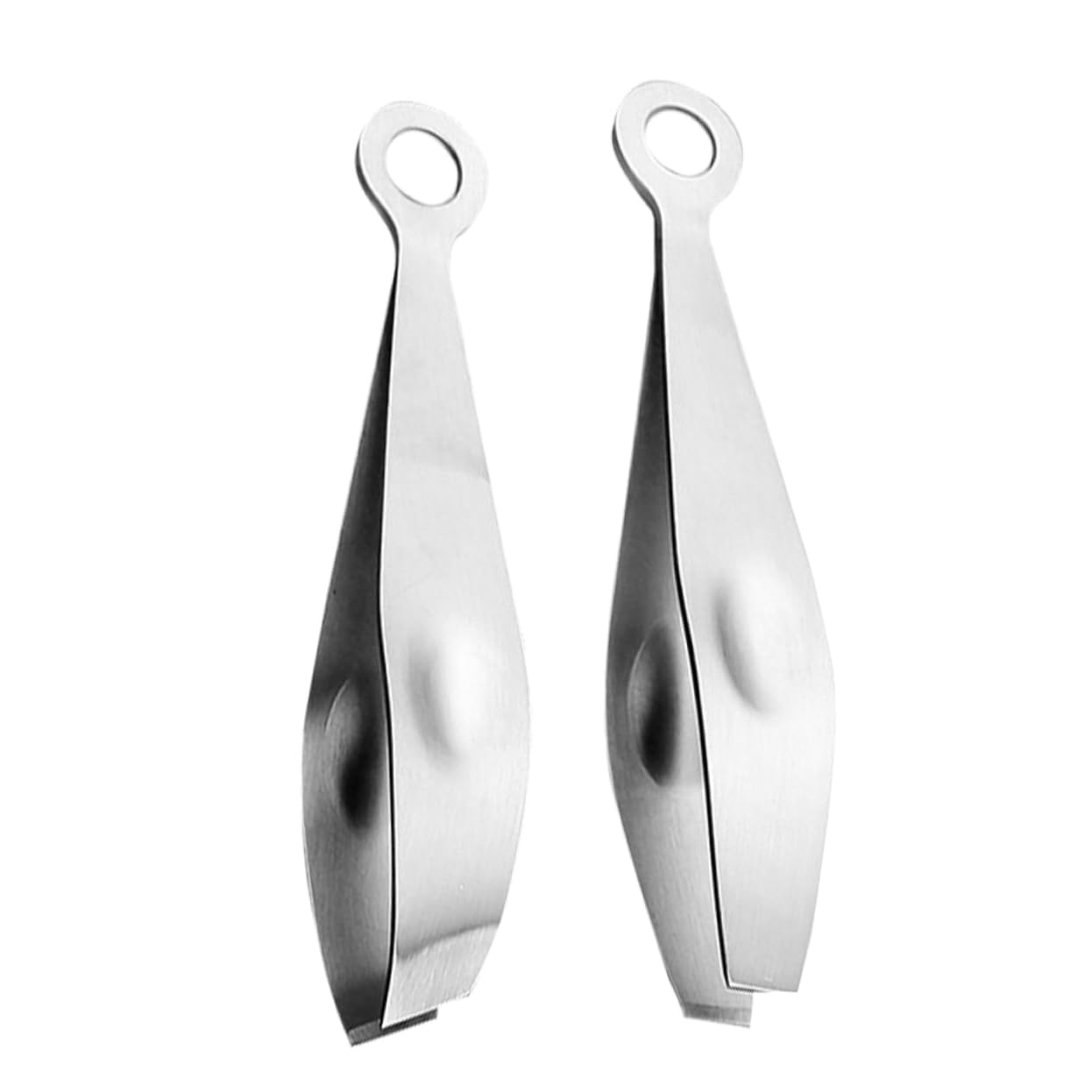 Cabilock 2Pcs Metal Kitchen Tweezers Cooking Tweezers for Chicken Plume Removal with Comfortable Grip Efficient Hair Removal Tool for Home Use