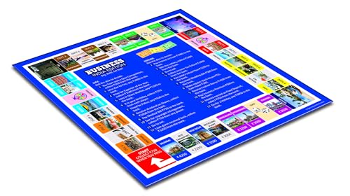 Image of Business India Edition Board Game | Classic Money & Property Trading Game | Monopoly Type Business | Travel Friendly | 6 Players | for Kids and Adults