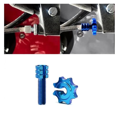 Vis de réglage M8 en titane pour modification de frein et câble moto - 7