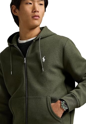 Image of POLO RALPH LAUREN mens Double-knit Full Zip Hoodie