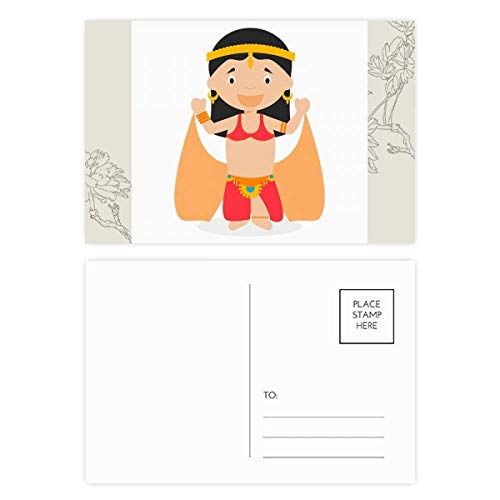 Carte postale Danseur Oriental DIYthinker 20pcs pour accompagner vos cadeaux