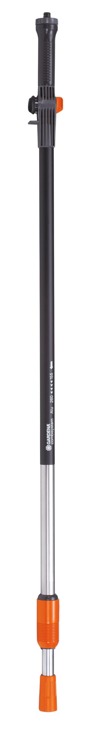 Gardena Wasserstiel, 150 cm: Wasserführender Stiel für Gardena Cleansystem-Anschlussgeräte, isolierender Griff, stufenlos regulierbar (5550-20)
