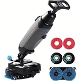 ✅【ADAPTÉ À TOUS LES SOLS】 : Balai de sol électrique rotatif à 360°. Conçu pour les environnements commerciaux et industriels, il nettoie facilement le béton, Convient aux carrelages, joints et parquets vitrifiés, ainsi qu'aux joints, moquettes et sols vinyles de luxe. La pression douce de la brosse et la raclette résistante assurent un nettoyage en profondeur sans abîmer les surfaces. Fonctionnement silencieux : idéal pour les bureaux et les commerces.