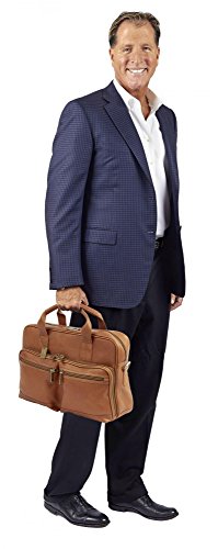 Claire Chase Santorini Briefcase, Saddle, One Size #TOP5