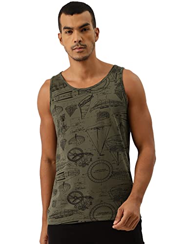 Image of Diversify Men's Cotton Blend Sleeveless Tank Tops