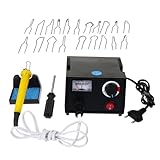 Gatuida Einstellbares Holzbrand Kit mit Austauschbaren Brennspitzen Elektrischer Brandmalkolben mit...