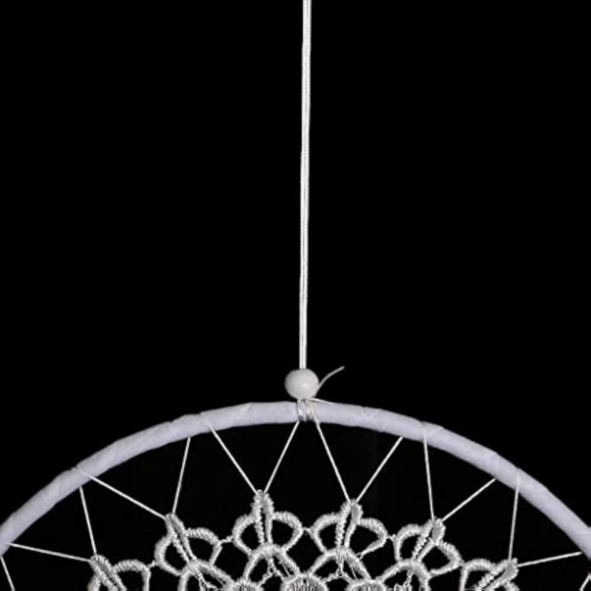 Creative Traditional Lace Feather Charm Dream Catcher Decor