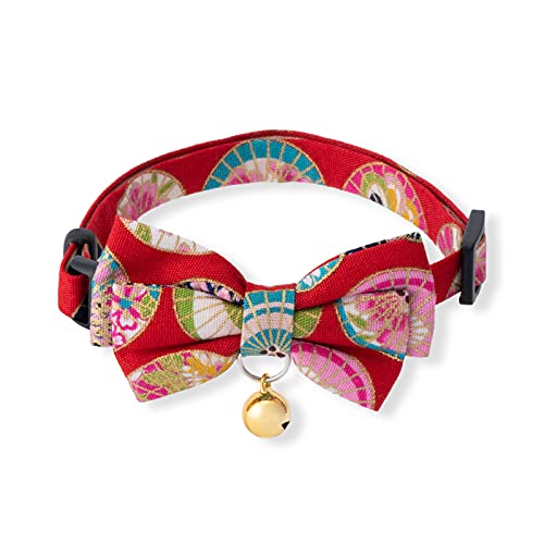 Temari Katzenhalsband mit Fliege, Rot Cover