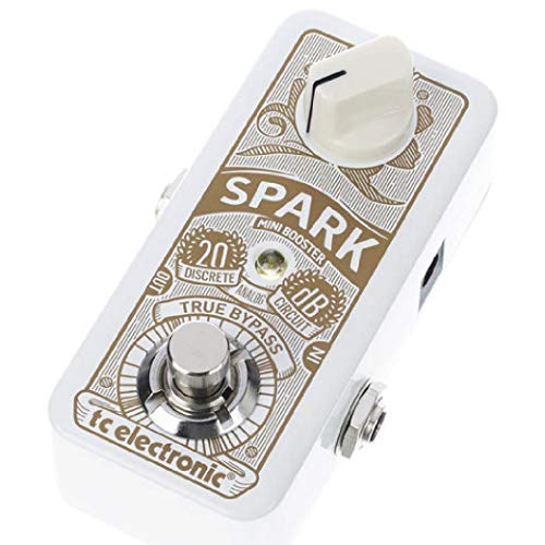 TC Electronic SPARK MINI BOOSTER Pedal de refuerzo ultracompacto con conmutación PrimeTime y diseño completamente analógico