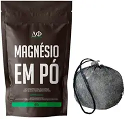 Magnésio 400gr + Chalk Ball - Desfibrila® - Magnésio para Crossfit, Escalada, Calistenia, Power Lifting
