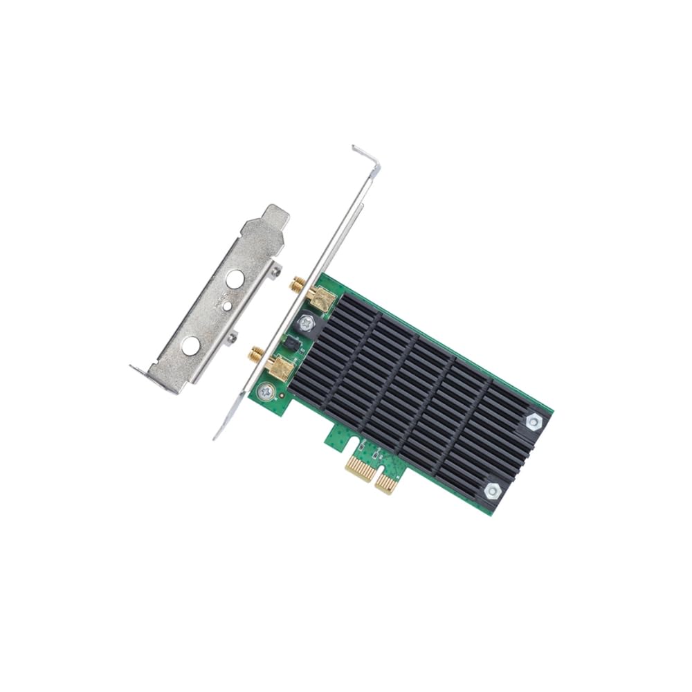 TP-Link Archer T4E - Adaptador WiFi AC1200 de Sobremesa PCI Express, Tarjeta de Red, 867 Mbps en 5 GHz, 300 Mbps en 2.4 GHz, 2 Antenas Desmontables, para Raspberry Pi, PC (Paquete de 2)