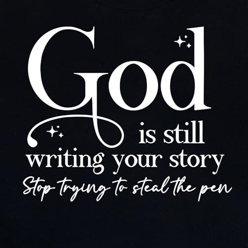 LOOKFACE Womens God is Still T Shirt Comfy Tops Graphic Tees3