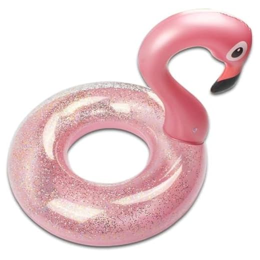 Flamenco Anillo de Natación, Flotador Inflable de para Piscina, Anillo de Natación, Flotador Redondo Piscina, para Fiesta de Verano Diversión Acuática Playa (120)