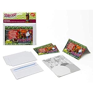 Atosa – 17117 – verpakking met 4 uitnodigingen Scooby Doo 15 x 10 cm