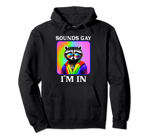 Sounds Gay I'm In Pride Month Rainbow LGBTQ Lovers Sweat à Capuche