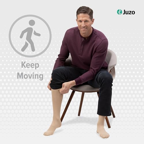 Juzo Soft 2000 15-20mmhg Knee-High Closed Toe Sock with Silicone Top Band, Petite3