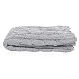 PFLEGELEICHT! Die flauschige Schmusedecke ist bei 30 Grad waschbar. Schnell trocknende und knitterfreier Mikrofaserdecke