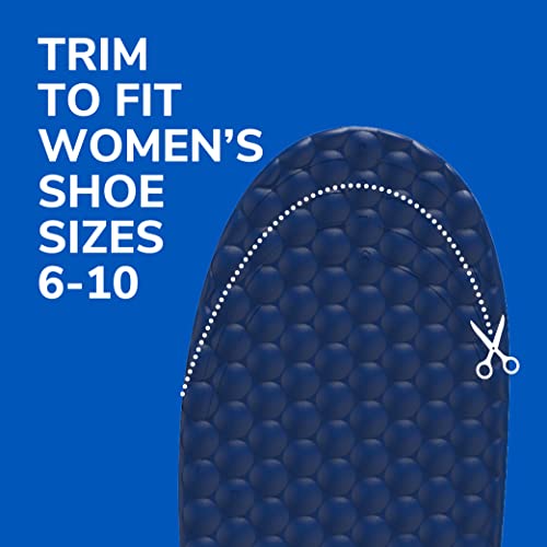 Dr. Scholl's® Palmilhas femininas confortáveis Float-On-Air®, 1 par, comprimento total