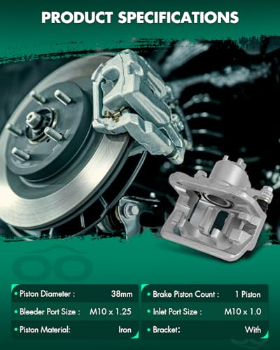 Image of SCITOO Rear Right Brake Caliper With Bracket 19B2910 Compatible For Honda CR-V 2005-2006