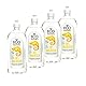 EcoNaturo - Bio Spülmittel 4x250ml - Ökologisch Produkte – Natürliches Geschirrspülmittel für Umweltbewusste – Effektiv gegen Fett - Hautfreundlich – Spülmittel biologisch abbaubar (4 Stück)