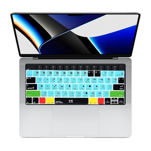 Davinci Resolve Shortcuts Keyboard Cover for 2016-2024 M1/M...