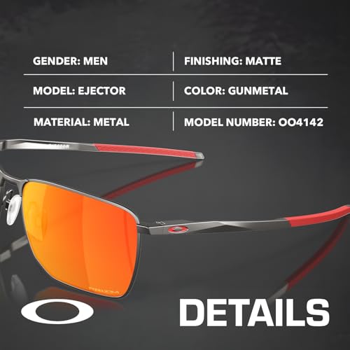 Oakley OO4142 EJECTOR – Polarized/Non-Polarized - Rectangle Sunglasses with Official Eyewear Kit Bundle2