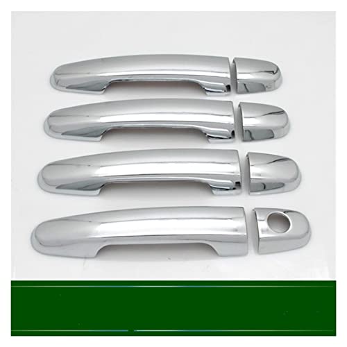 Poignée porte voiture Vios style carbone chrome pour un look urbain et moderne