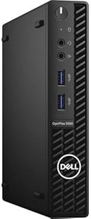 Dell OptiPlex 3080 Micro Form Factor Desktop, Intel Core i5-10500T, 8GB DDR4 RAM, 256GB SSD, Windows 10 Pro, Intel 3165 802.11ac Dual Band 1x1 + Bluetooth 4.2 (Renewed)