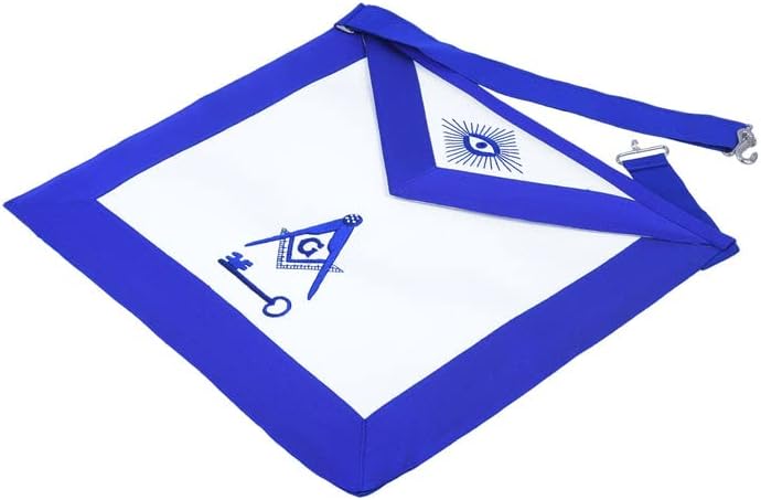 BRICKS MASONS International Master Mason Apron - Royal Blue