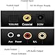 Dac Wandler Konverter Digital Zu Analog Audio Usb Converter Hifi Zen Toslink Zu Analog Stereo Mit Optischem Kabel Pcm/lpcm R/L 3.5mm Jack Für Rme Adi Mqa Smsl Amp Ps3 Ps4 Xbox HDTV Apple Tv