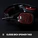 immagine 3ASTRO Gaming Mod Kit A40 TR di Terza Generazione per Isolamento Acustico Durante I Tornei, Rosso