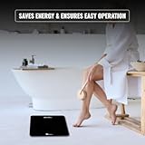 1ABOVE Digital Bathroom Scale, Electronic Scales Weighing Scale, Auto On/Off Function, LED Display for Superior Visibility, Switch Units Kg-lb, Max Capacity 180kgs, Weight Machine for People- Black - Image 6