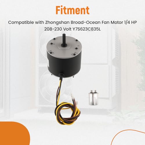 Moteur de ventilateur maXpeedingrods résout les pannes d'air conditionné 208-230 V