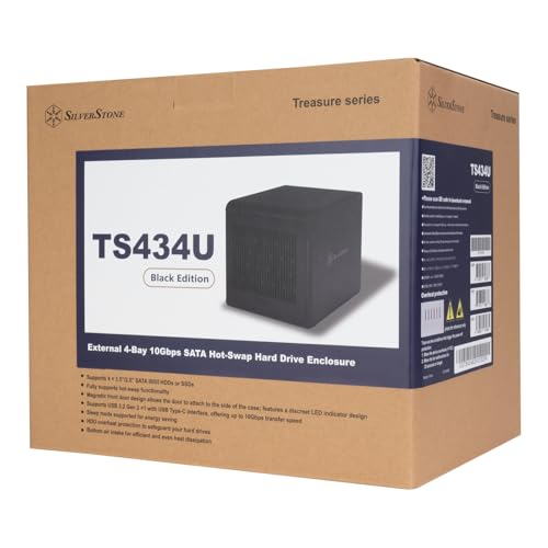 Silverstone SST-TS434UB Caja externa 4 bahías SATA 10gbps miniatura 4