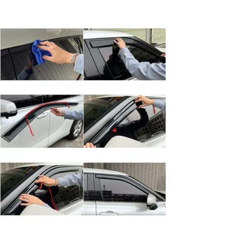 Déflecteurs de ventilation latérale pour Suzuki Forenza 2004-2008 - 4