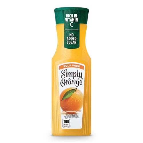 Simply Orange Juice Pulp Free, 11.5 Fl Oz Bottle