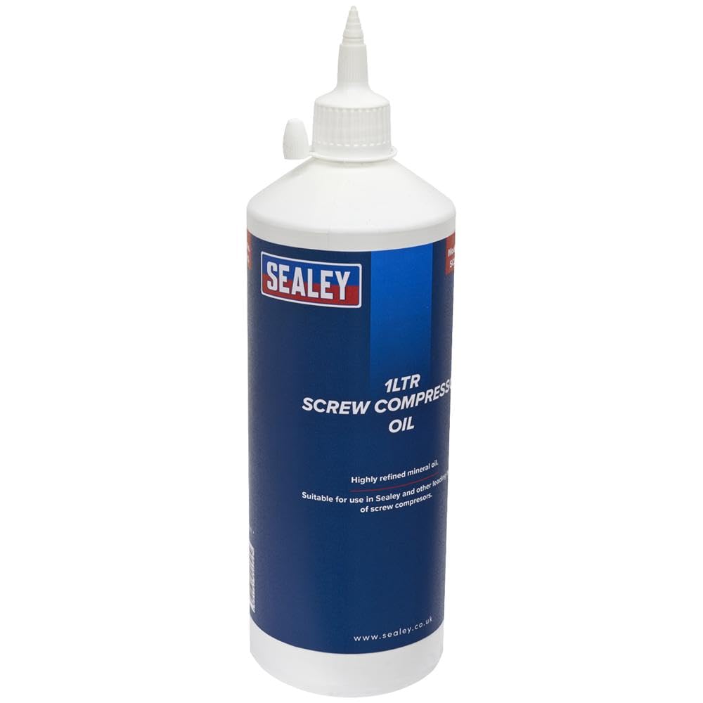 Sealey Screw Compressor Oil 1ltr Compressor Quality Work Tools SCPO1S