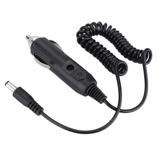 Caricabatteria per Auto per Baofeng, Prestazioni Stabili DC 12~24 V di Ricarica del Cavo della Batteria Bassa Dissipazione del Calore per UV-5RE per UV-5r per UV-82