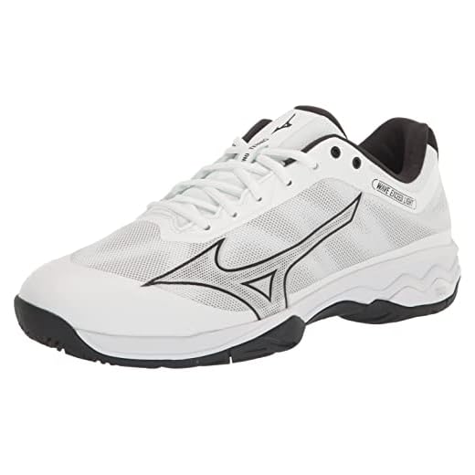 Mizuno Wave Exceed Light para Hombre, Blanco/Negro, 11.5, Blanco/Negro, 45 EU
