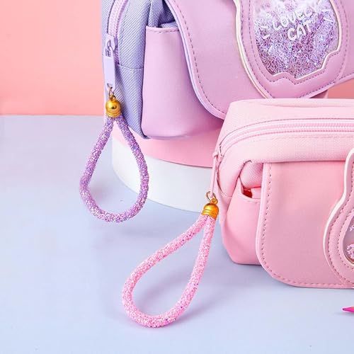 Image of DEOXY Lovely cat Pencil Case for Kids - Dear Cartoon Large Capacity Zipper Pencil Case for Kids Pen and Pencil Bag for School Boys, Girls, Stationery Storage Box (Lovely cat)