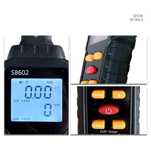 Medidor Gauss 3 en 1 Digital Radiación y Magnetismo miniatura 6