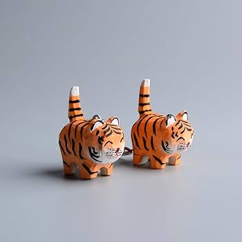 手作りの虎　飾り物 楽天市場】IwaiLoft 虎の置物 2022年の干支の寅の置物 虎 トラ 陶器 茶