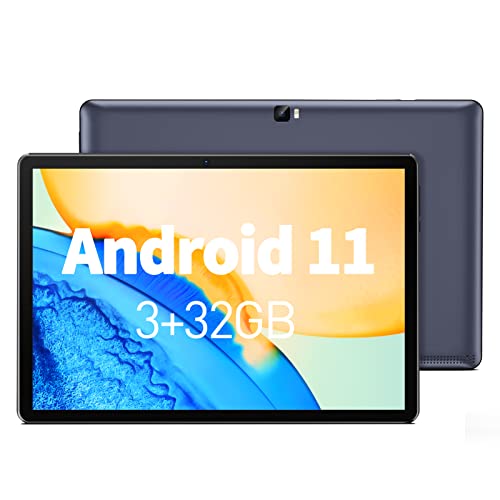 VIAZTECH Android Tablet 10 inch,Android 11 Tablet PC 3GB 32 GB,1.8GHz Processor,Double Camera 8.0 MP,GMS Certified Tablet,Dual Speakers,HD Touch Screen,6000mAh Battery,WiFi,Bluetooth,Type-C