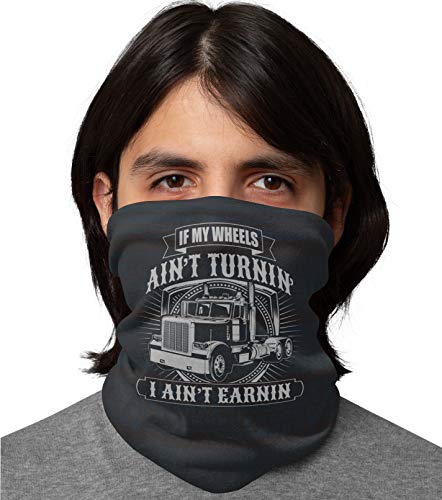 Bad Bananas Truck Driver Gifts - Neck Gaiters, Truckers Washable Reusable Face Masks
