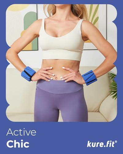 Image of Pilates Weight | Wrist & Ankle Weights for Women | Weighted Bangles | 1LB / 2LB Each (Set of 2)
