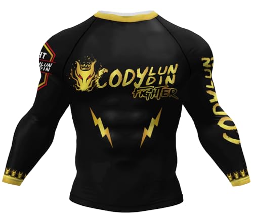 Men's Long Sleeve Shirt Baselayer Performance Compression Quick Drying Splice Compression Swim Shirts Rash Guard Top